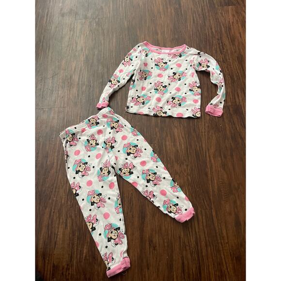 Disney girls 4t Minnie Mouse pajamas - Picture 1 of 3